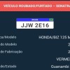 Motocicleta é levada por criminoso no centro de Guanambi.