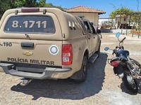 Motocicleta furtada em Caculé é recuperada em Guanambi.