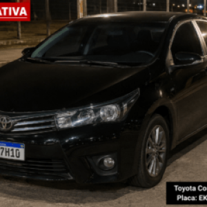 Corolla é furtado durante festa de aniversário de Candiba.