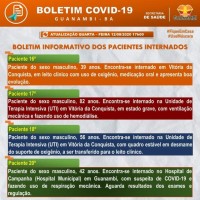 Município de Guanambi registra três novos casos de coronavírus. - Foto 1 Município de Guanambi registra três novos casos de coronavírus. - Foto 1