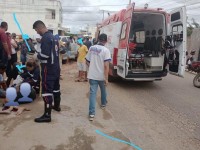 Colisão envolvendo carro e moto deixa uma pessoa ferida em Guanambi.