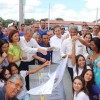 Deputada, governador e prefeito entregam mais de R$30 milhões em obras para Dom Basílio.