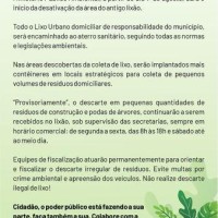 Prefeitura de Guanambi inicia a partir de 1º de agosto, a desativação do Lixão a céu aberto. - Foto 1 Prefeitura de Guanambi inicia a partir de 1º de agosto, a desativação do Lixão a céu aberto. - Foto 1
