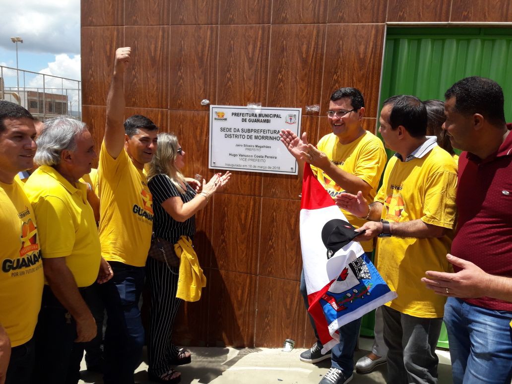 Ap?s entregar mais de 20 obras em 13 meses de gest?o, Prefeito Jairo Magalh?es anuncia mais inaugura??es.