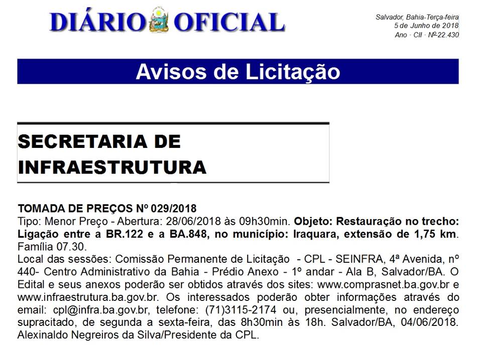 Ivana comemora a abertura de licita??o para obras de pavimenta??o em Iraquara.