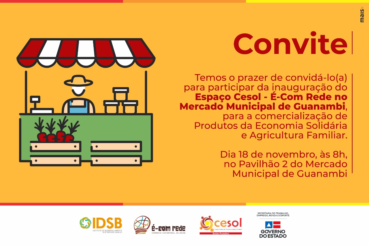 Cesol Sertão Produtivo inaugura espaço no Mercado Municipal.