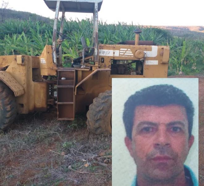 Operador morre após cair de pá carregadeira e ser atropelado pelo veículo em Caetité.