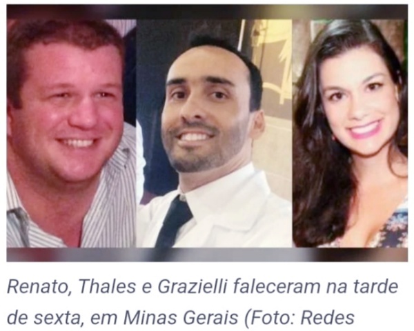 Motorista tenta desviar de fumaça, bate em carreta e três médicos morrem em grave acidente.
