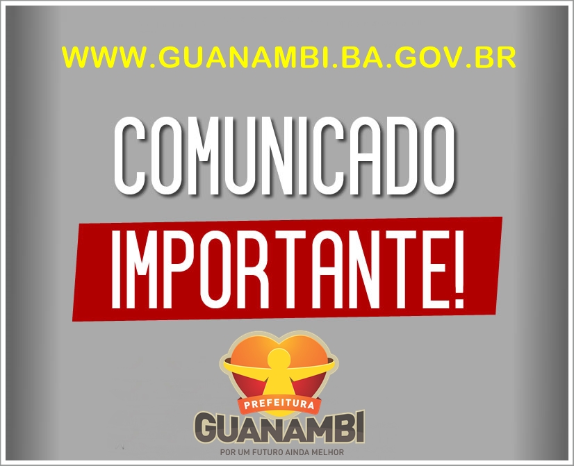Prefeitura de Guanambi emite comunicado sobre loteamentos irregulares e clandestinos na cidade.
