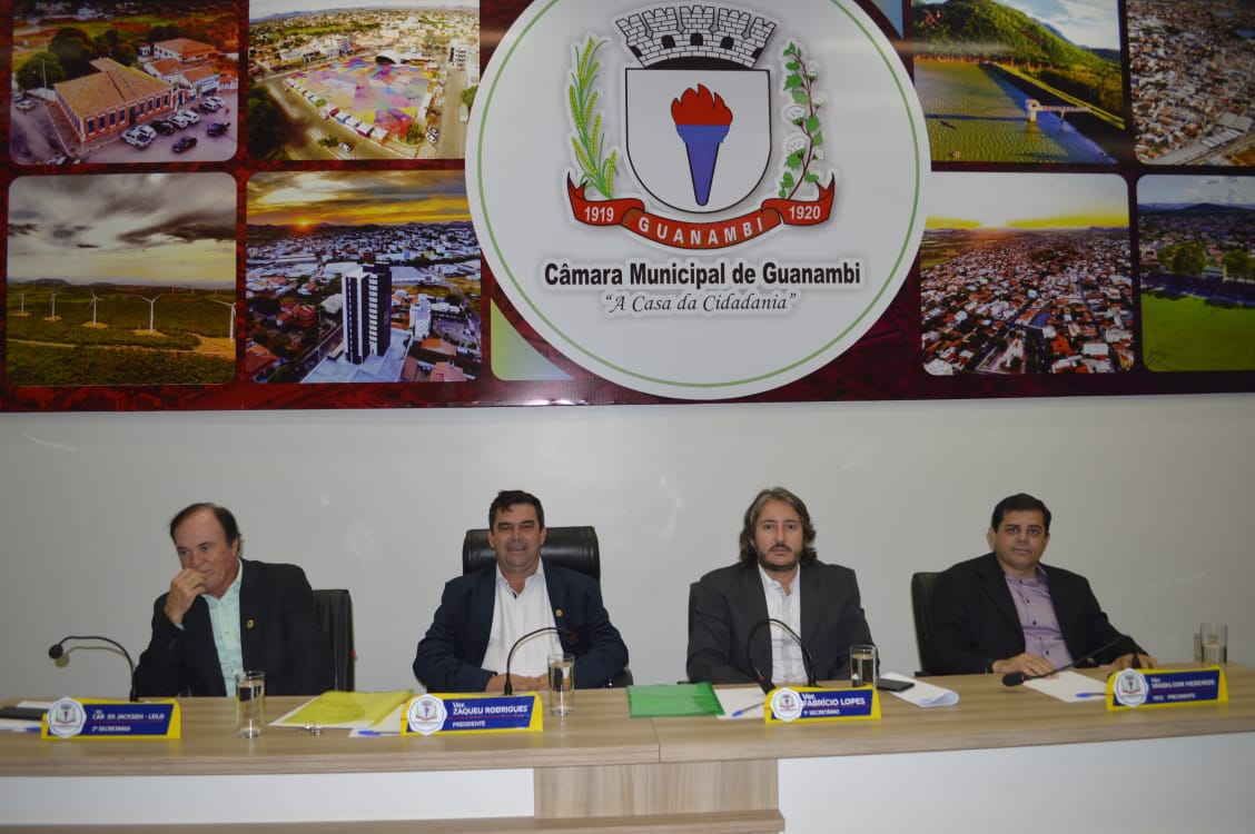 Câmara de Guanambi aprova fim da reeleição da mesa diretora.