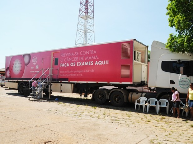 Iui? recebe carreta do rastreamento de c?ncer de