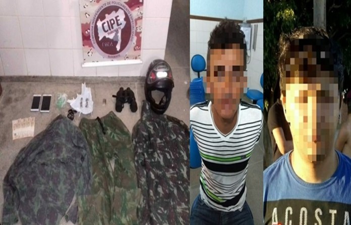 Guanambi: CAESG prende elementos prontos para explodir caixa eletr?nico no Distrito de Mutans