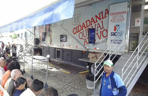 SAC M?vel cumpre roteiro em munic?pios do Sudoeste.