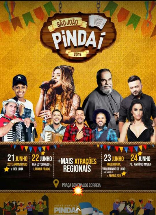 Prefeitura de Pindaí divulga programação do São João.