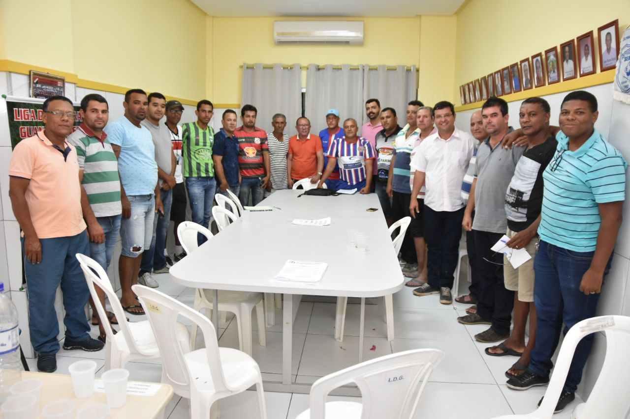 Com apoio da Prefeitura de Guanambi, LDG define calend?rio do Campeonato Guanambiense de Futebol 2018.