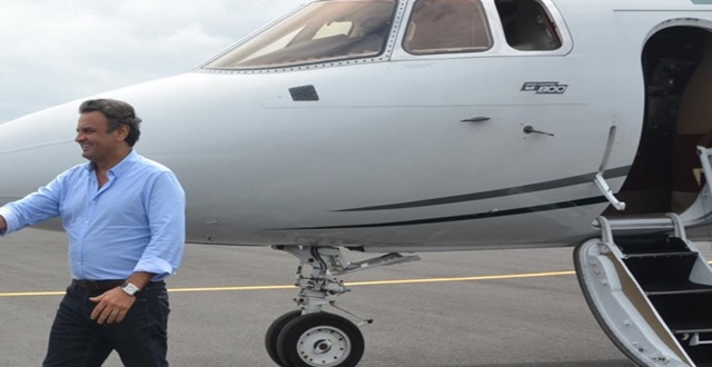 Aécio Neves usou avião oficial para ir 124 vezes ao Rio de Janeiro quando governou MG.