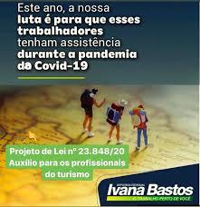 Ivana está na luta para garantir auxílio aos profissionais do setor do turismo.