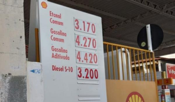 Preço da gasolina volta a subir em Guanambi.