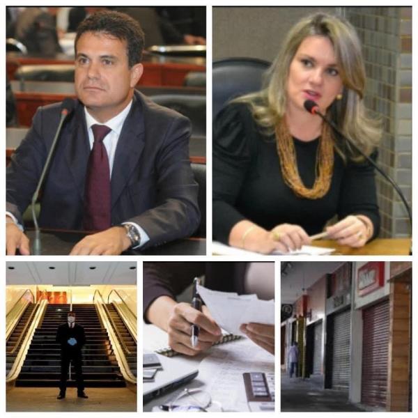 Ivana Bastos e Eduardo Salles propõem novo cronograma de pagamento de ICMS.