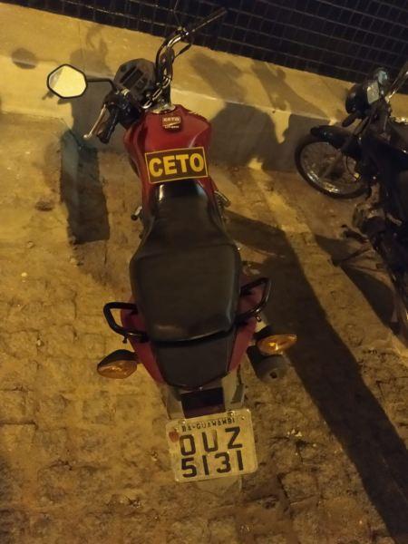 Guanambi: mais uma moto recuperada pela Polícia Militar 24 horas após ser roubada.