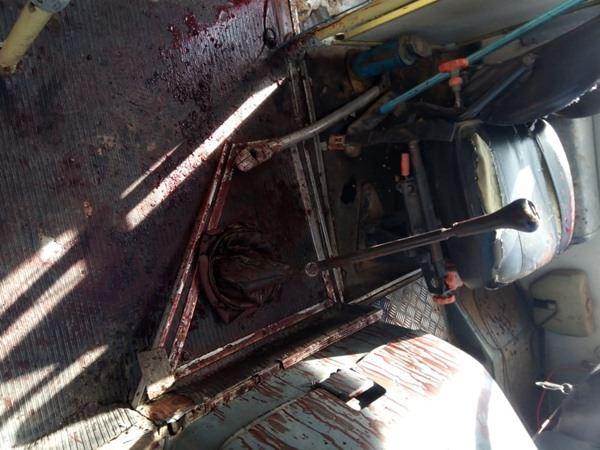 Motorista é esfaqueado dentro de ônibus na zona rural de Palmas de Monte Alto.