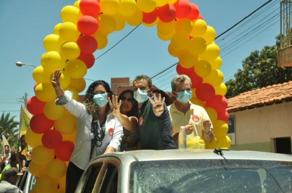 Ato político expressa o apoio popular à chapa Dr. Pedro e Nozinho em Sebastião Laranjeiras.