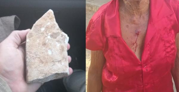 Homem é preso após agredir idosa com pedra em Palmas de Monte Alto.