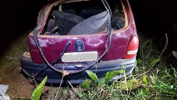 Acidente automobilístico deixa homem ferido na BR-030 em Palmas de Monte Alto.