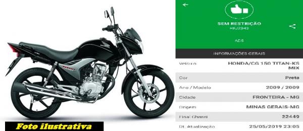Moto é furtada dentro de residência no bairro São Sebastião em Guanambi.