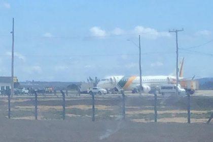 Avião Presidencial pousa em Vitória da Conquista e comitiva segue para Tanhaçu.