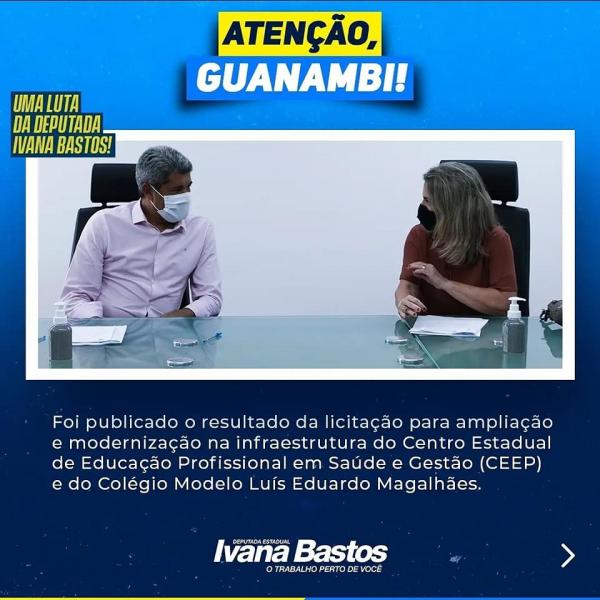 Ivana Bastos garante escolas em Tempo Integral para Guanambi.