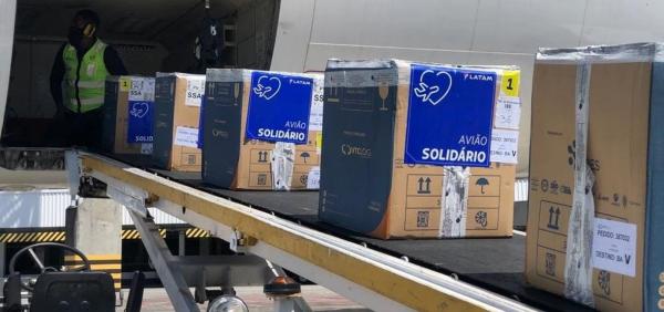 Chegam à Bahia mais 456 mil doses de vacina contra Covid-19.