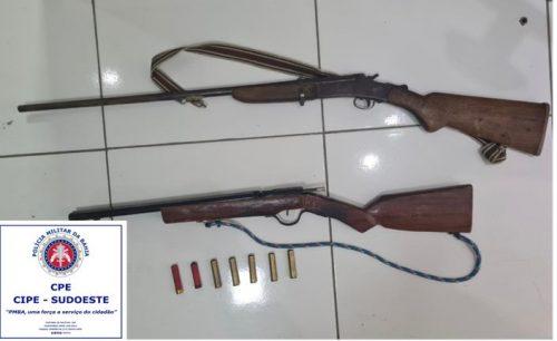 Cipe Sudoeste apreende armas em Pindaí.