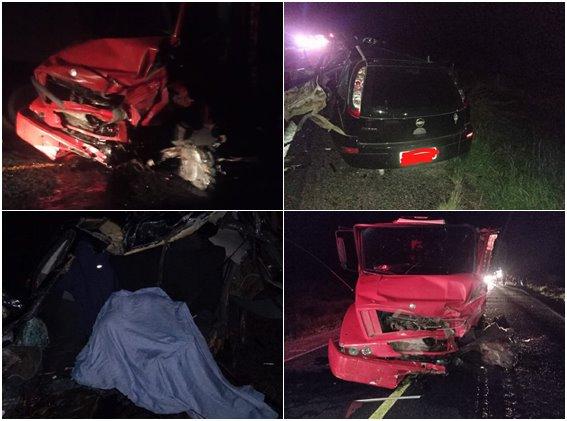 Casal morre em grave acidente entre caminhão e carro de passeio na BR- 030.
