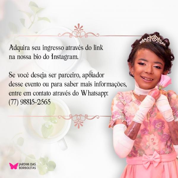 ONG Jardim das Borboletas realiza Chá Beneficente em Guanambi.