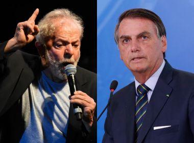 BN/ Paraná: Lula tem 50,4% das intenções de voto na BA, mais que o dobro que Bolsonaro.