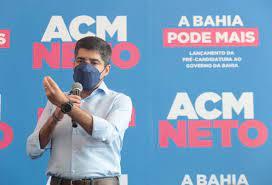 Em nova pesquisa, ACM Neto lidera intenções de voto para governador e venceria Wagner no 1º turno.