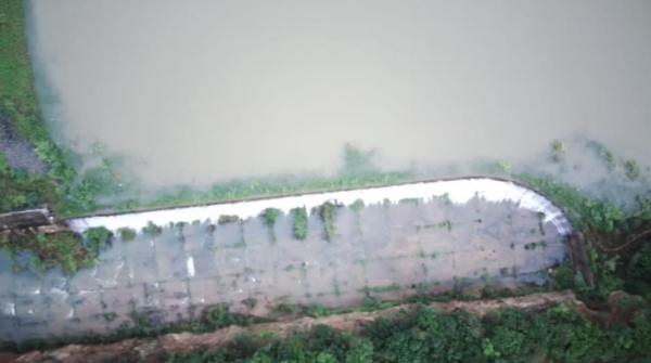 Barragem de Ceraíma volta à sangrar após 30 anos.