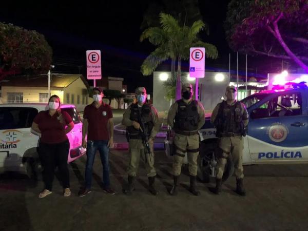 Prefeitura e PM atuam no combate à pandemia em Igaporã.