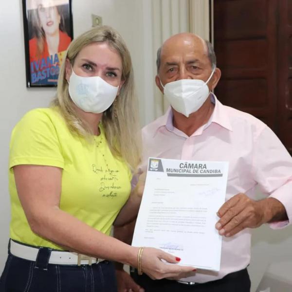 Vereador de Candiba solicita à Ivana Bastos apoio para levar investimentos para comunidades rurais.
