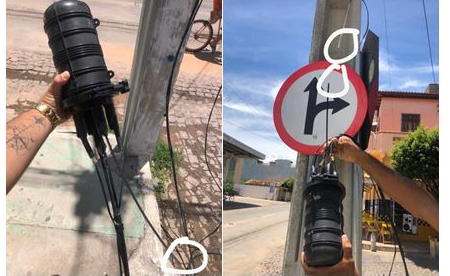 Empresário denuncia ato de vandalismo em provedor de internet em Palmas de Monte Alto.