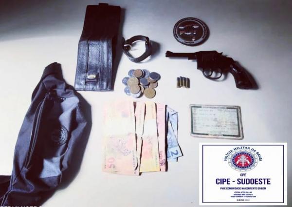 Homem é preso por porte ilegal de arma de fogo em Urandi.