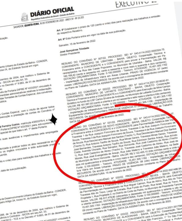 Ivana assegura R$ 3 milhões para pavimentação de ruas em Novo Horizonte.