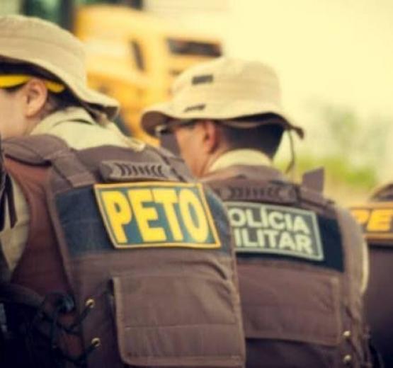 Assaltante morreu em confronto com a Polícia na BR-030.