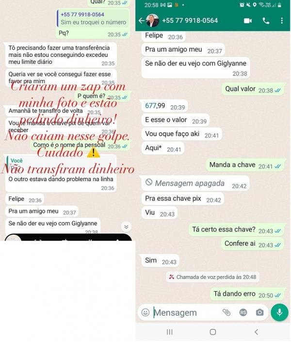 Estelionatário usa nome de advogado para tentar aplicar golpe.