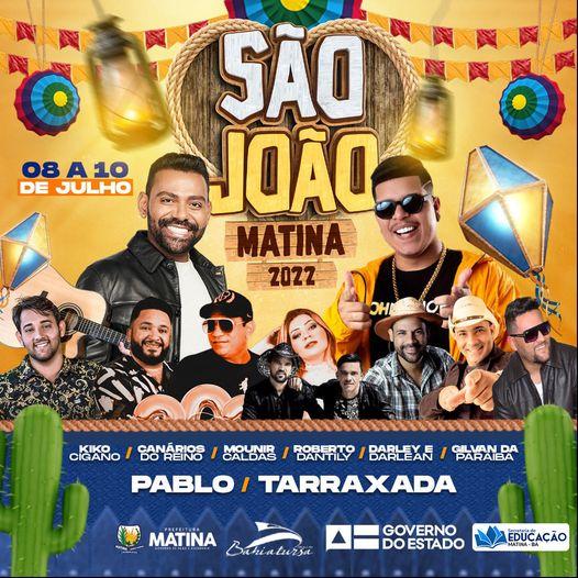 Festa de São João e Cavalgada animam próximo final de semana em Matina.