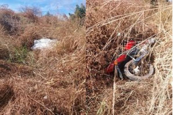 Polícia Militar de Palmas de Monte Alto localiza motocicleta com restrição de roubo na BR-030.