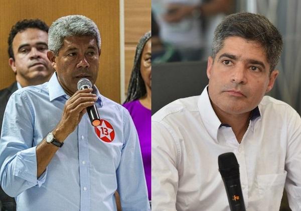 Real Time: Jerônimo Rodrigues tem 53% dos votos válidos, ante 47% de ACM Neto.