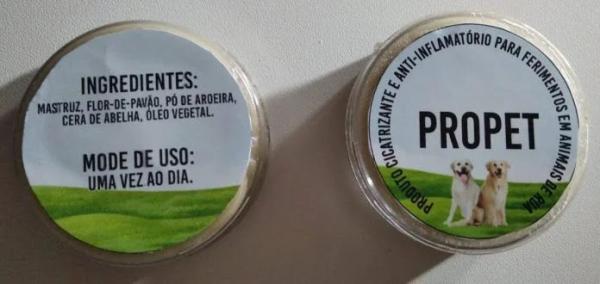 Alunas de colégio de Candiba desenvolvem produto cicatrizante para atender animais de rua.