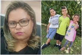 Marido e sogro de cabeleireira são suspeitos de mandar matar mulher e os 3 filhos.